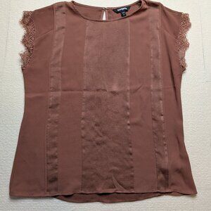 Express Sleeveless Lace Blouse